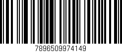 Código de barras (EAN, GTIN, SKU, ISBN): '7896509974149'