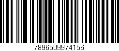 Código de barras (EAN, GTIN, SKU, ISBN): '7896509974156'