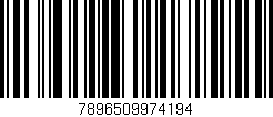 Código de barras (EAN, GTIN, SKU, ISBN): '7896509974194'