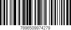 Código de barras (EAN, GTIN, SKU, ISBN): '7896509974279'