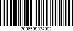 Código de barras (EAN, GTIN, SKU, ISBN): '7896509974392'
