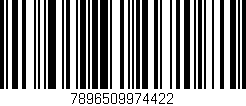 Código de barras (EAN, GTIN, SKU, ISBN): '7896509974422'