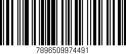 Código de barras (EAN, GTIN, SKU, ISBN): '7896509974491'
