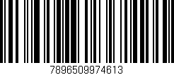 Código de barras (EAN, GTIN, SKU, ISBN): '7896509974613'