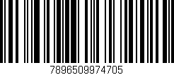 Código de barras (EAN, GTIN, SKU, ISBN): '7896509974705'