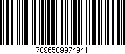 Código de barras (EAN, GTIN, SKU, ISBN): '7896509974941'