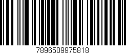 Código de barras (EAN, GTIN, SKU, ISBN): '7896509975818'