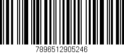 Código de barras (EAN, GTIN, SKU, ISBN): '7896512905246'