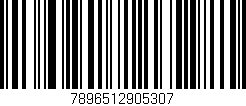 Código de barras (EAN, GTIN, SKU, ISBN): '7896512905307'