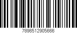 Código de barras (EAN, GTIN, SKU, ISBN): '7896512905666'