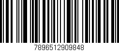 Código de barras (EAN, GTIN, SKU, ISBN): '7896512909848'