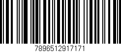Código de barras (EAN, GTIN, SKU, ISBN): '7896512917171'