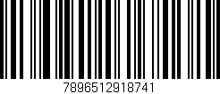 Código de barras (EAN, GTIN, SKU, ISBN): '7896512918741'