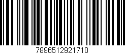 Código de barras (EAN, GTIN, SKU, ISBN): '7896512921710'