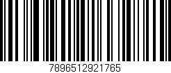 Código de barras (EAN, GTIN, SKU, ISBN): '7896512921765'
