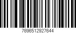 Código de barras (EAN, GTIN, SKU, ISBN): '7896512927644'