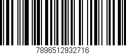Código de barras (EAN, GTIN, SKU, ISBN): '7896512932716'