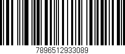 Código de barras (EAN, GTIN, SKU, ISBN): '7896512933089'
