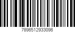 Código de barras (EAN, GTIN, SKU, ISBN): '7896512933096'