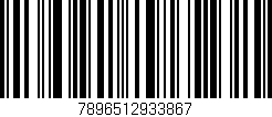 Código de barras (EAN, GTIN, SKU, ISBN): '7896512933867'
