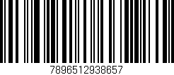 Código de barras (EAN, GTIN, SKU, ISBN): '7896512938657'