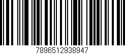 Código de barras (EAN, GTIN, SKU, ISBN): '7896512938947'