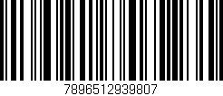 Código de barras (EAN, GTIN, SKU, ISBN): '7896512939807'