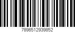 Código de barras (EAN, GTIN, SKU, ISBN): '7896512939852'
