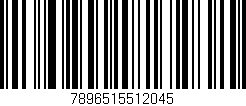 Código de barras (EAN, GTIN, SKU, ISBN): '7896515512045'
