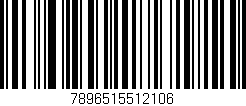 Código de barras (EAN, GTIN, SKU, ISBN): '7896515512106'