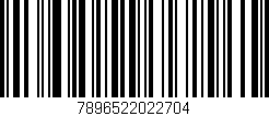 Código de barras (EAN, GTIN, SKU, ISBN): '7896522022704'