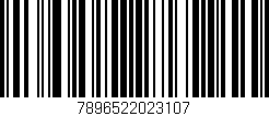 Código de barras (EAN, GTIN, SKU, ISBN): '7896522023107'