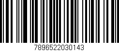 Código de barras (EAN, GTIN, SKU, ISBN): '7896522030143'
