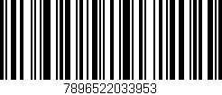 Código de barras (EAN, GTIN, SKU, ISBN): '7896522033953'