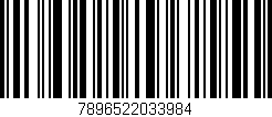 Código de barras (EAN, GTIN, SKU, ISBN): '7896522033984'