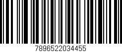 Código de barras (EAN, GTIN, SKU, ISBN): '7896522034455'