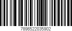 Código de barras (EAN, GTIN, SKU, ISBN): '7896522035902'
