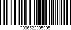 Código de barras (EAN, GTIN, SKU, ISBN): '7896522035995'