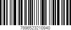 Código de barras (EAN, GTIN, SKU, ISBN): '7896523210940'