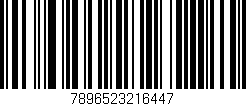 Código de barras (EAN, GTIN, SKU, ISBN): '7896523216447'