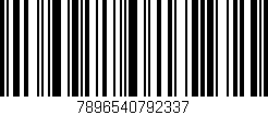 Código de barras (EAN, GTIN, SKU, ISBN): '7896540792337'