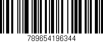 Código de barras (EAN, GTIN, SKU, ISBN): '789654196344'
