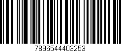 Código de barras (EAN, GTIN, SKU, ISBN): '7896544403253'