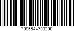 Código de barras (EAN, GTIN, SKU, ISBN): '7896544700208'