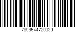 Código de barras (EAN, GTIN, SKU, ISBN): '7896544720039'