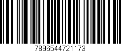Código de barras (EAN, GTIN, SKU, ISBN): '7896544721173'