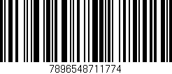 Código de barras (EAN, GTIN, SKU, ISBN): '7896548711774'