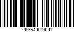 Código de barras (EAN, GTIN, SKU, ISBN): '7896549036081'