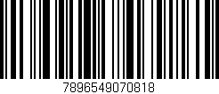 Código de barras (EAN, GTIN, SKU, ISBN): '7896549070818'