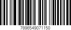 Código de barras (EAN, GTIN, SKU, ISBN): '7896549071150'